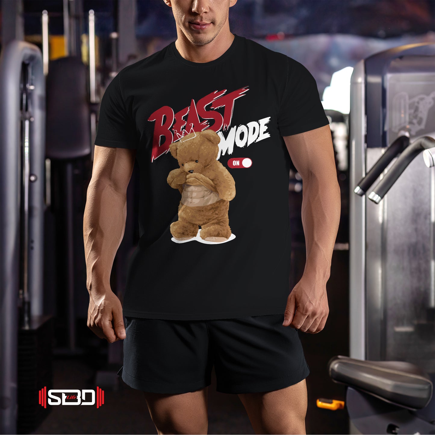 SBDLife "Beast Mode" Roaring Bear T-Shirt | Edgy Graphic Tee