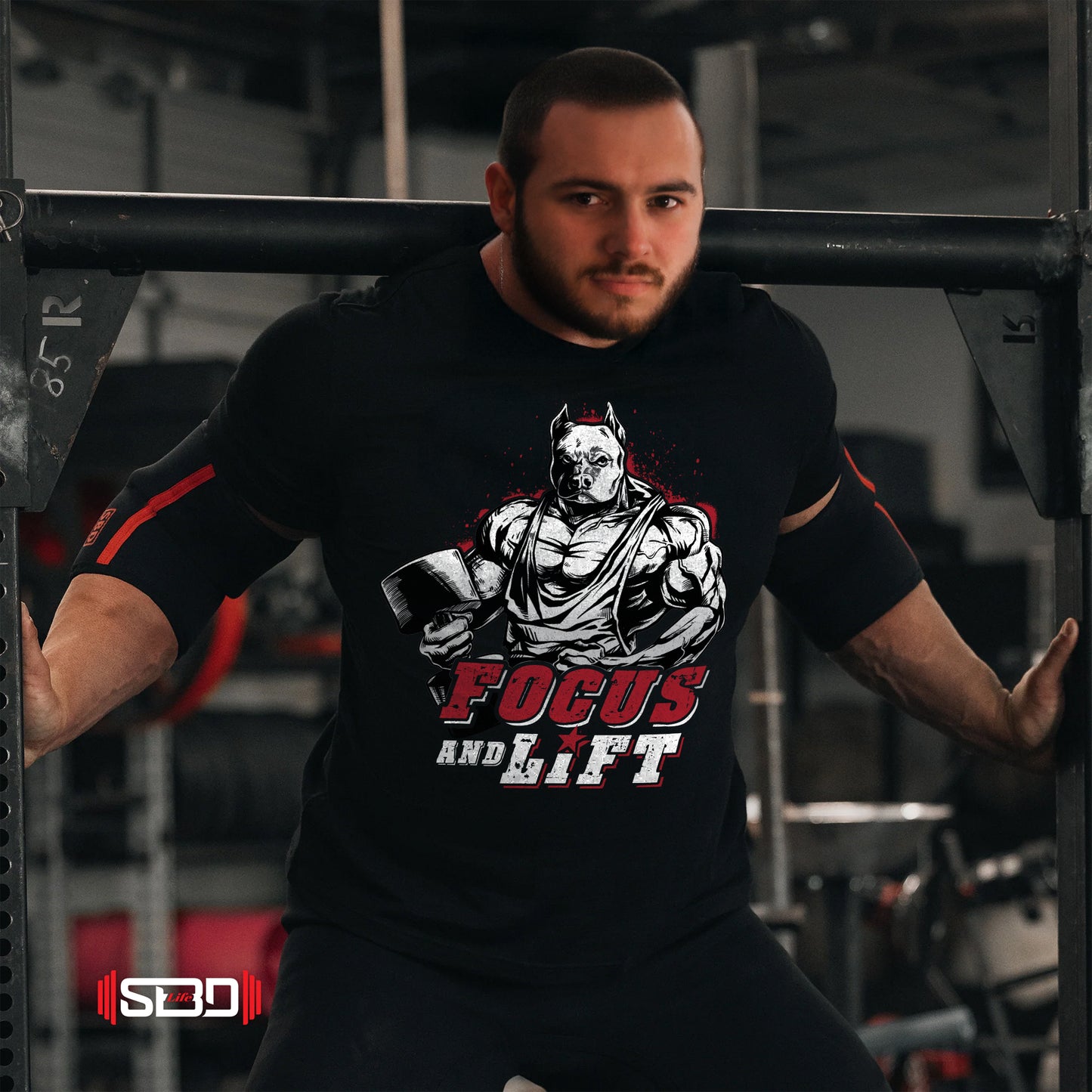 SBDLife "Focus & Lift" Minimalist T-Shirt | Motivational Quote Tee