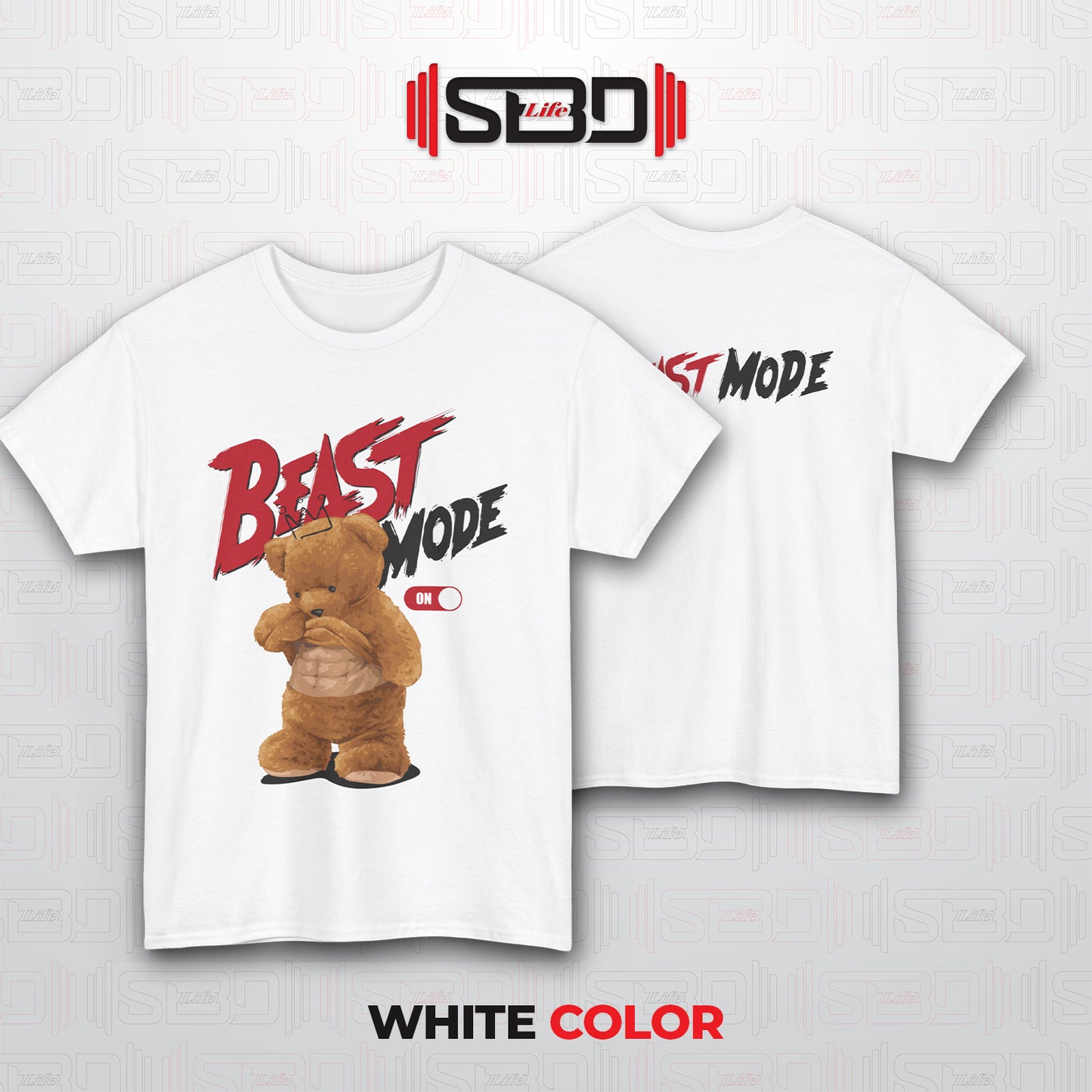 SBDLife "Beast Mode" Roaring Bear T-Shirt | Edgy Graphic Tee