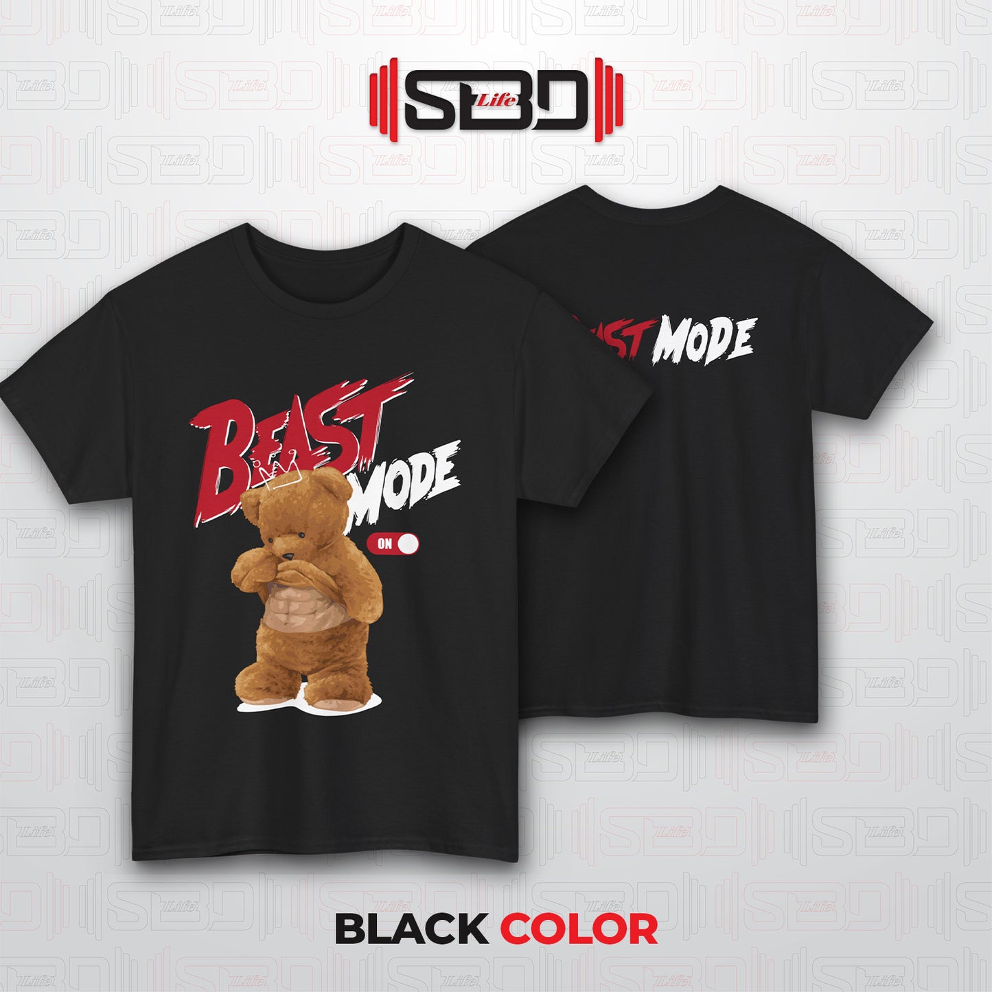 SBDLife "Beast Mode" Roaring Bear T-Shirt | Edgy Graphic Tee