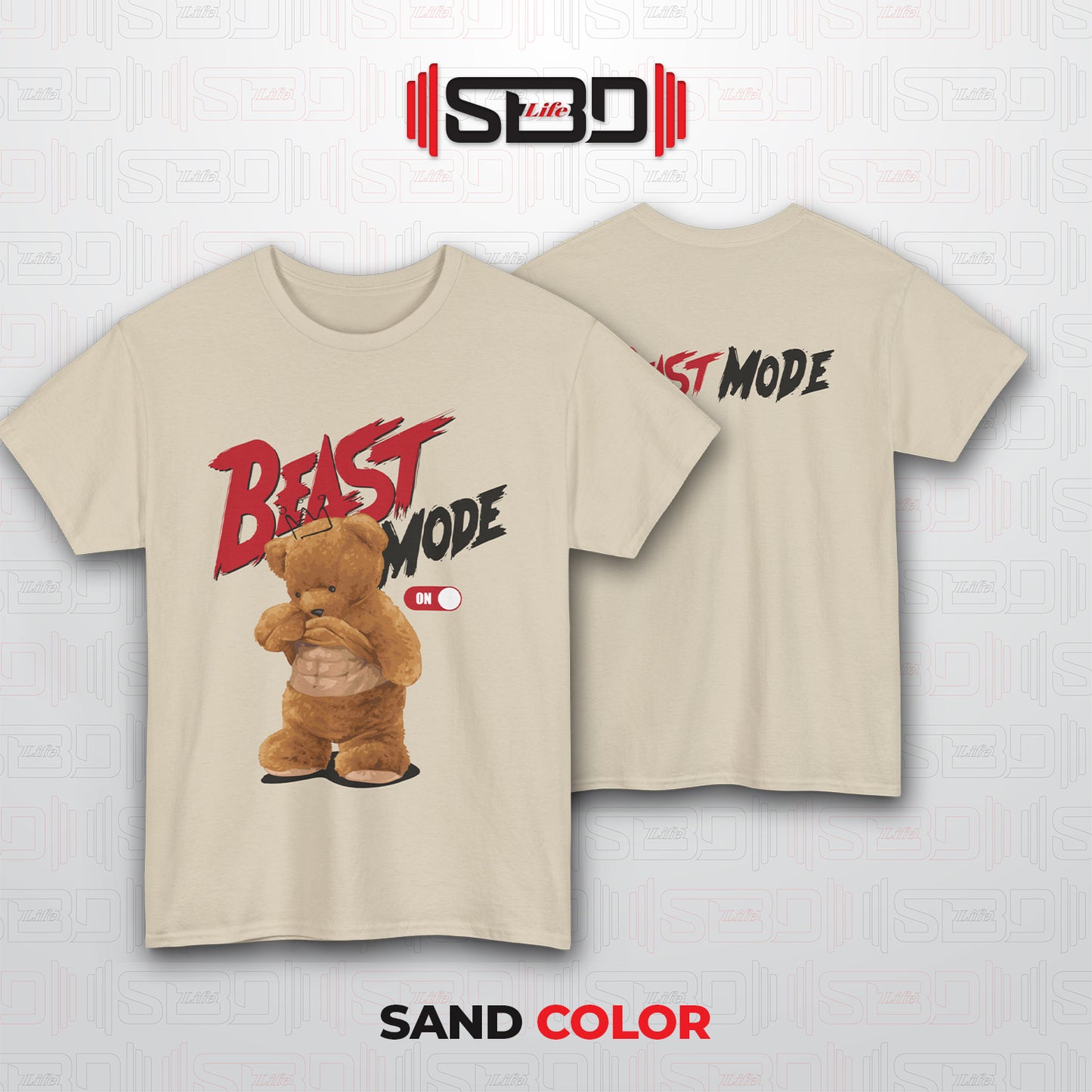 SBDLife "Beast Mode" Roaring Bear T-Shirt | Edgy Graphic Tee