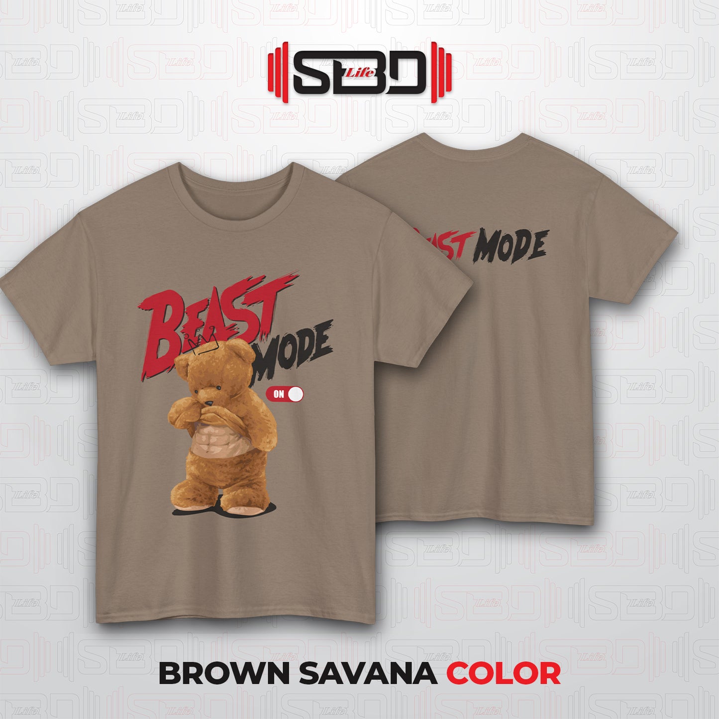 SBDLife "Beast Mode" Roaring Bear T-Shirt | Edgy Graphic Tee