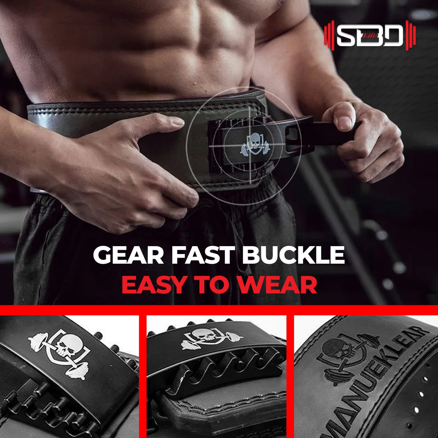 SBDLife "CoreLock" 10mm Lever Belt | Powerlifting & Weightlifting Belt