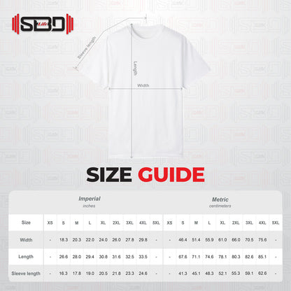 SBDLife "Focus & Lift" Minimalist T-Shirt | Motivational Quote Tee
