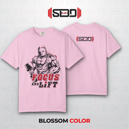 SBDLife "Focus & Lift" Minimalist T-Shirt | Motivational Quote Tee