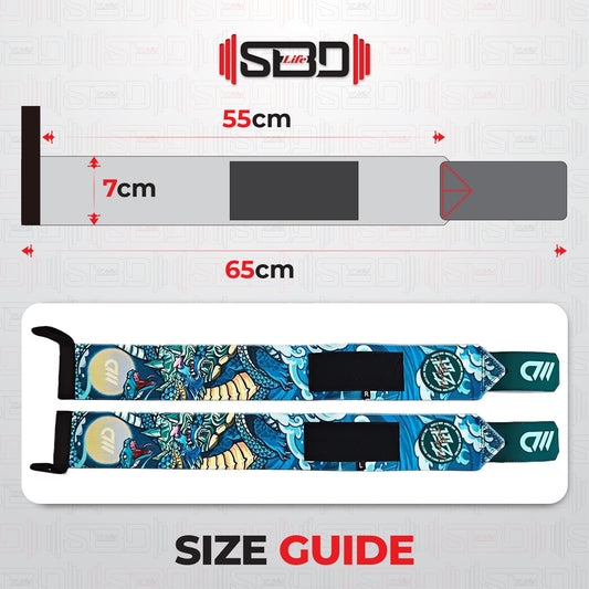 SBDLife "Stabilizer" Heavy-Duty Wrist Wraps | 18" Wraps for Pressing & Wrist Support